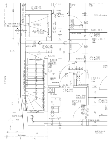 Werkplan Ausschnitt