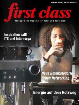 Titelseite Fachmagazin first class