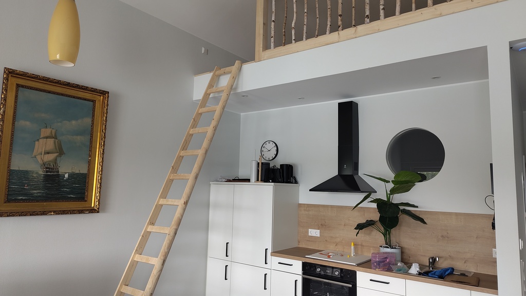 Küche einer Ferienwohnung